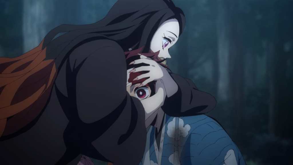 Nezuko and Tanjiro in Demon Slayer