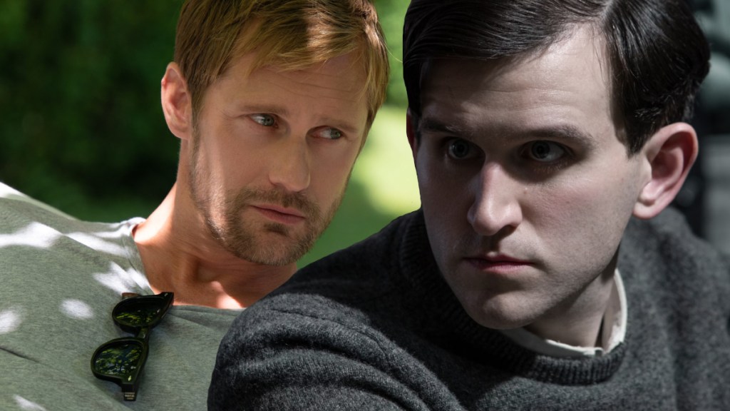 Harry Melling Alexander Skarsgård Pillion