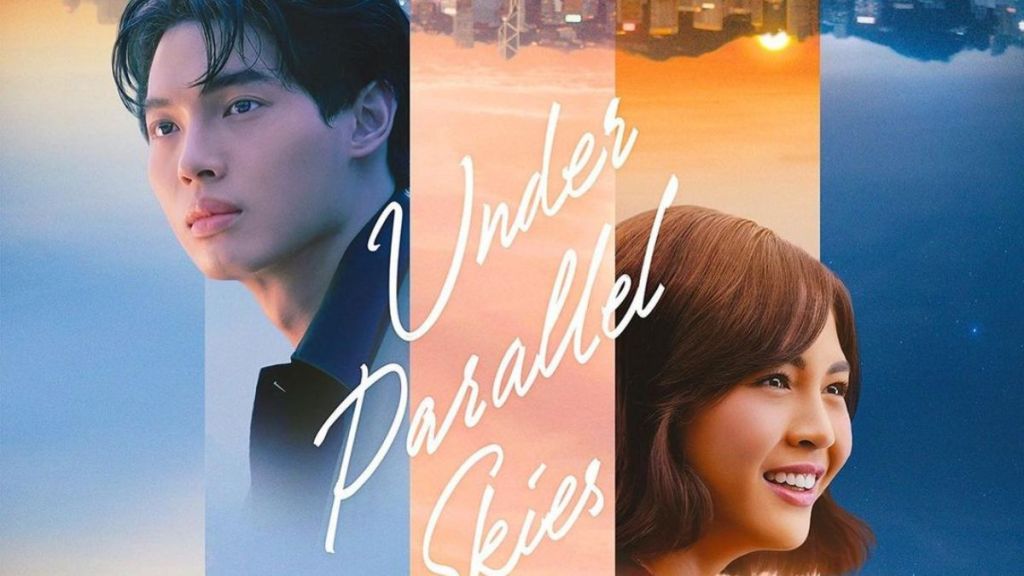 Win Metawin and Janella Salvador in Under Parallel Skies official poster