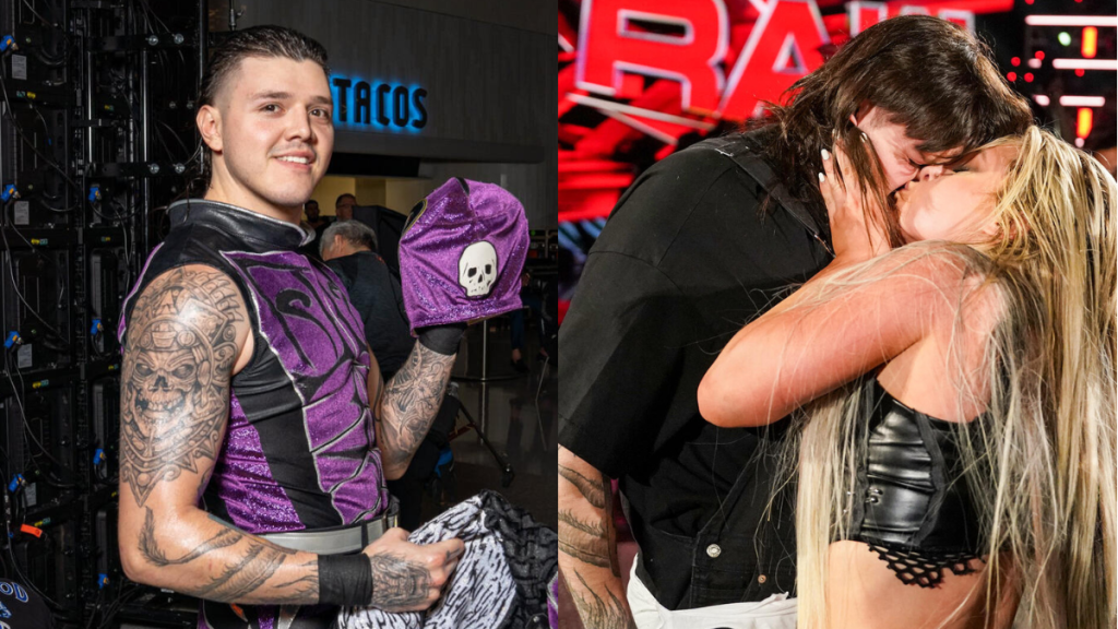 Liv Morgan and Dominik Mysterio shared a kiss on WWE RAW