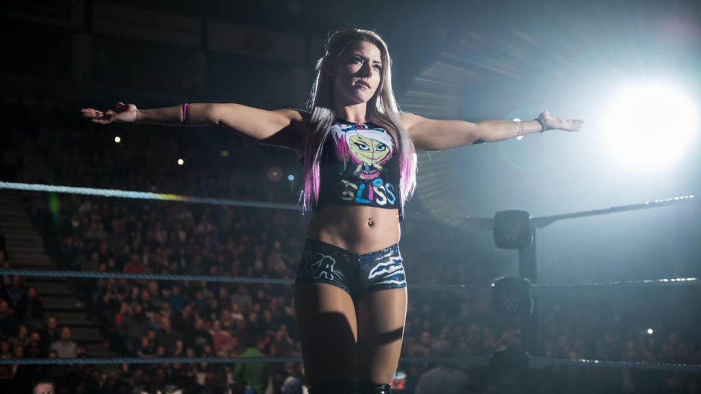 WWE Superstar Alexa Bliss reacts to being spotted on RAW