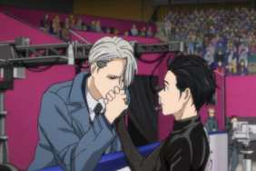 Viktor Nikiforov and Yuuri Katsuki in Yuri on Ice