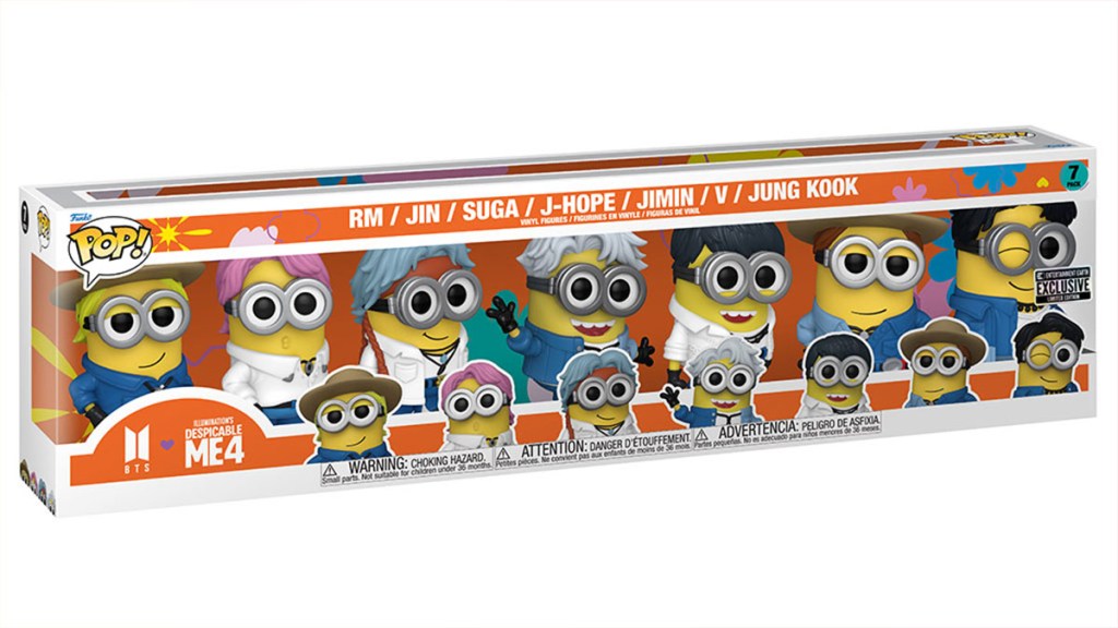 BTS Despicable Me Funko Pop Pre-Orders Box Set