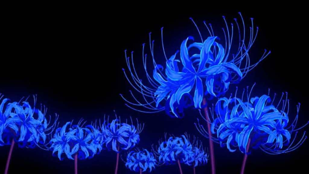 Blue Spider Lily in Demon Slayer (Photo Credit Ufotable)