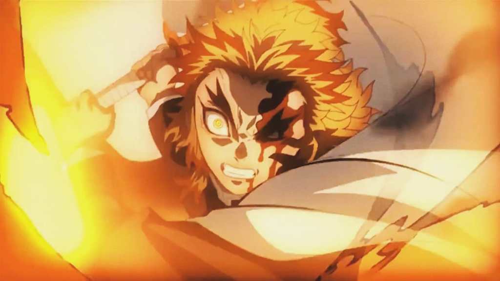 Kyojuro Rengoku in Demon Slayer Mugen Train Arc