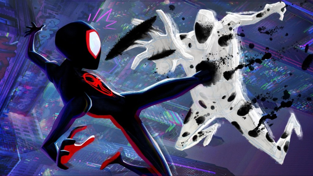 Spider-Man Beyond the Spider-Verse generative AI Christopher Miller