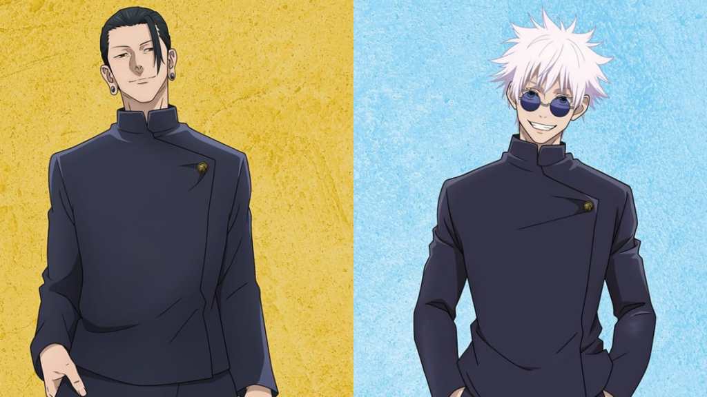 Suguru Geto and Satoru Gojo in Jujutsu Kaisen