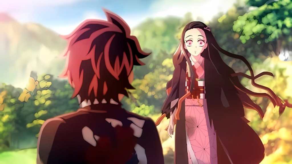 Tanjiro and Nezuko in Demon Slayer