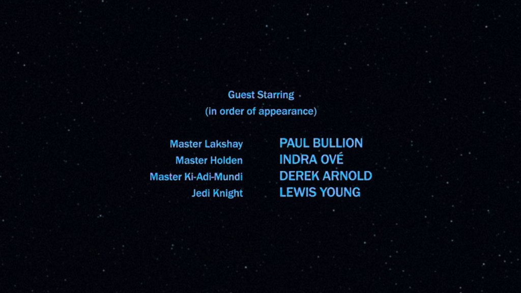 The Acolyte Ki-Adi Mundi Credits