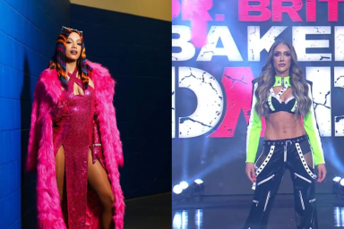 Mercedes Mone was confronted by Britt Baker at AEW x NJPW: Forbidden Door