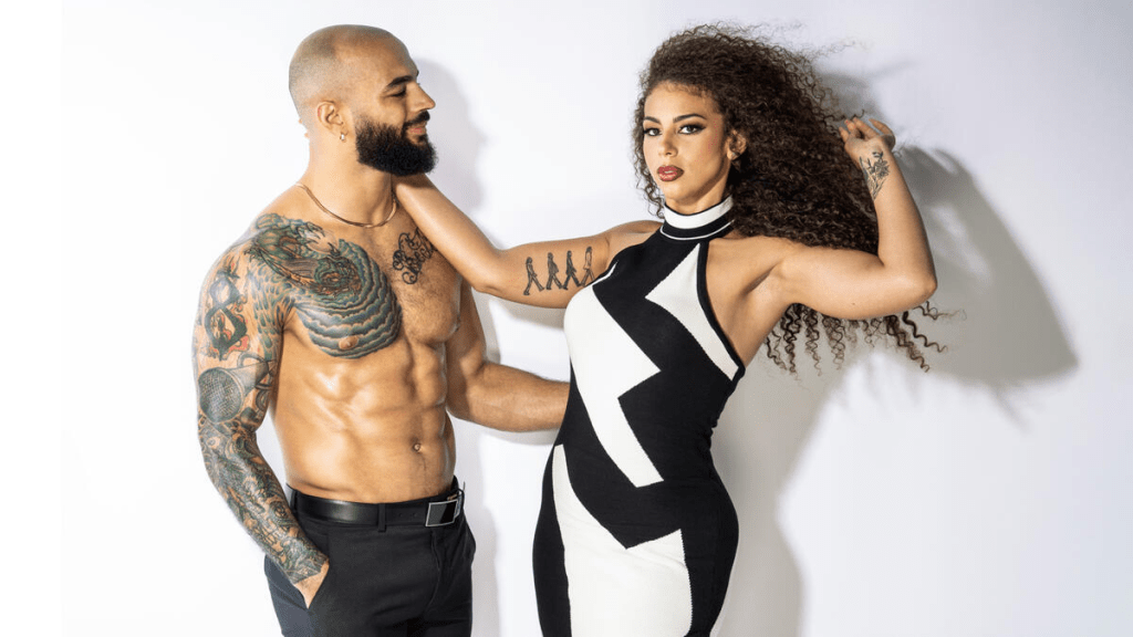 WWE's Ricochet and Samantha Irvin