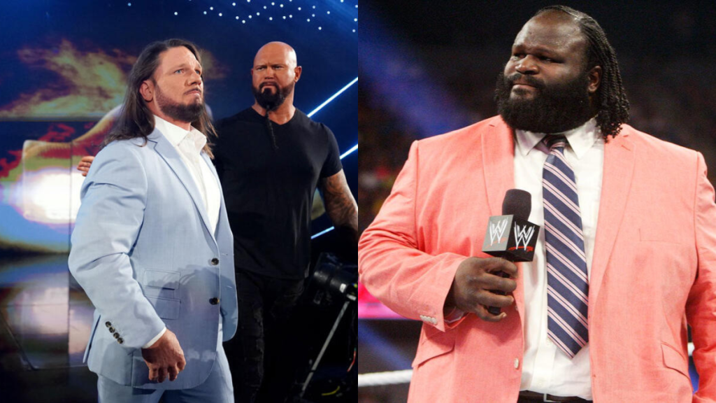 Former WWE Champion AJ Styles and Mark Henry