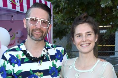 Amanda Knox and Christopher Robinson