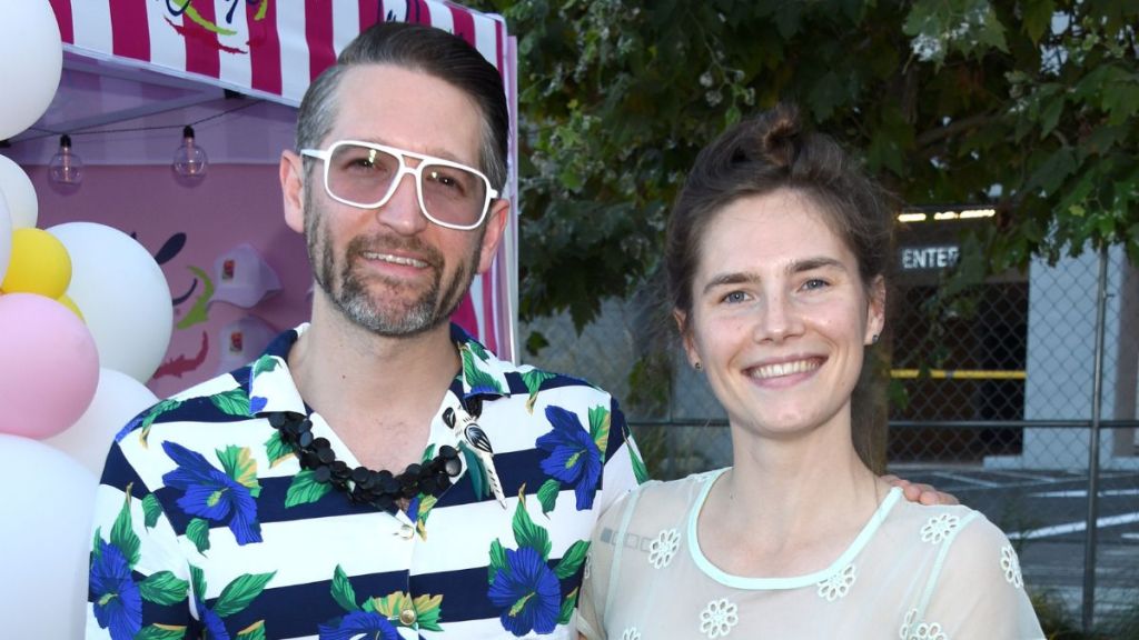 Amanda Knox and Christopher Robinson