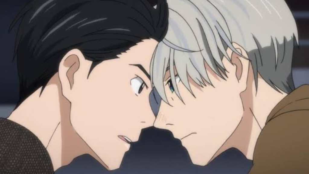 Yuuri Katsuki and Victor Nikiforov in Yuri On Ice