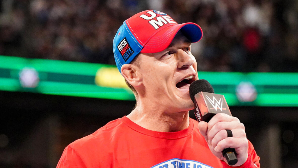 Former WWE Champion John Cena at Money in the Bank