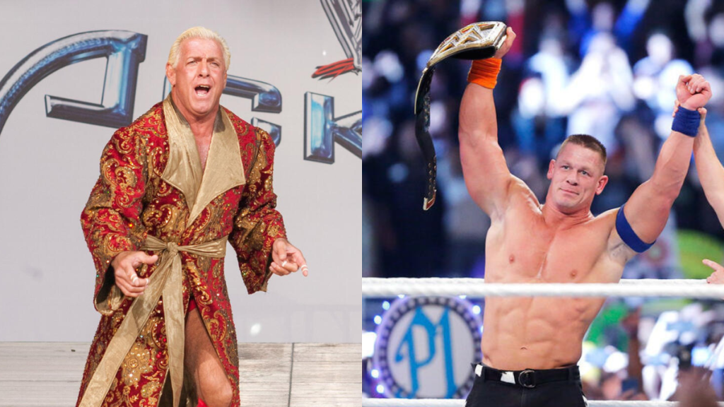 WWE Hall of Famer Ric Flair and John Cena