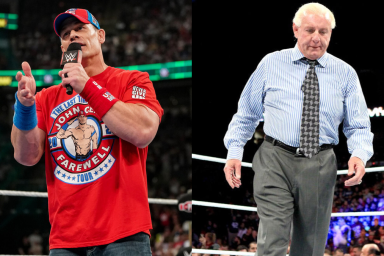 WWE Hall of Famer Ric Flair and John Cena