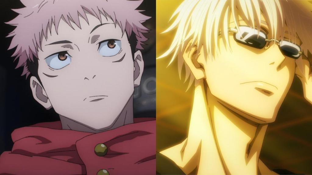 Yuji Itadori and Satoru Gojo in Jujutsu Kaisen