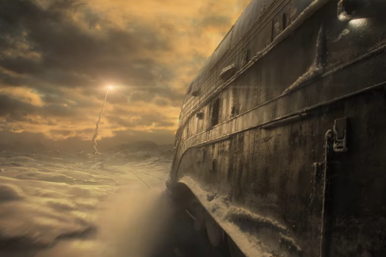 A still from Snowpiercer Season 4 trailer