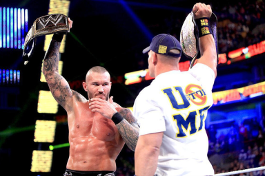 WWE Superstars Randy Orton and John Cena