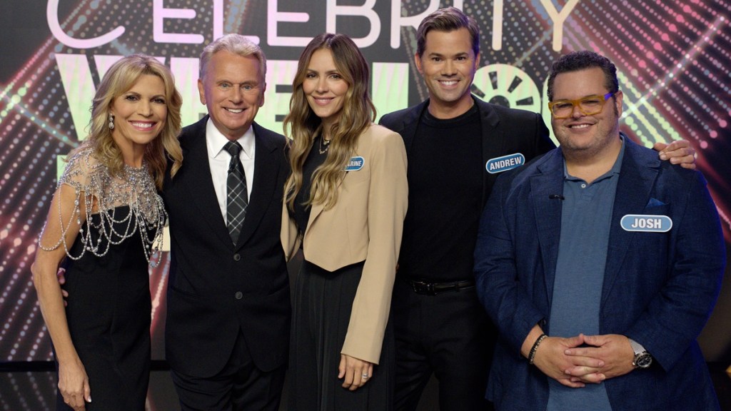 Celebrity Wheel of Fortune May 20 2025 Bonus Puzzle Answer Katherine McPhee Josh Gad Andrew Rannells