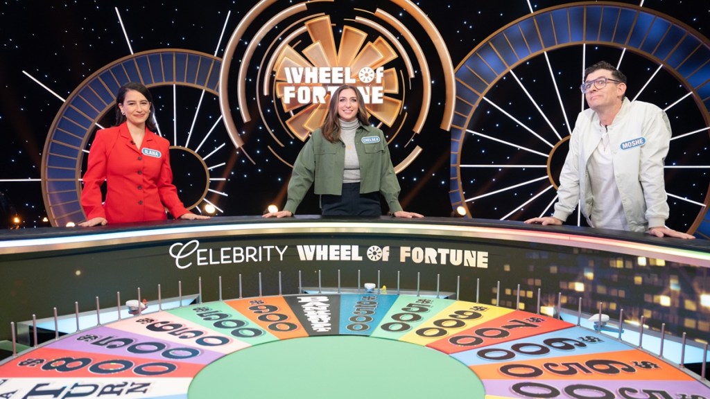 Celebrity Wheel of Fortune Bonus Puzzle May 27 2025 Ilana Galzer Chelsea Peretti Nishe Kasher Pat Sajak Vanna White