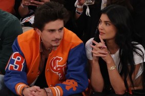 timothee chalaemt kylie jenner knicks game
