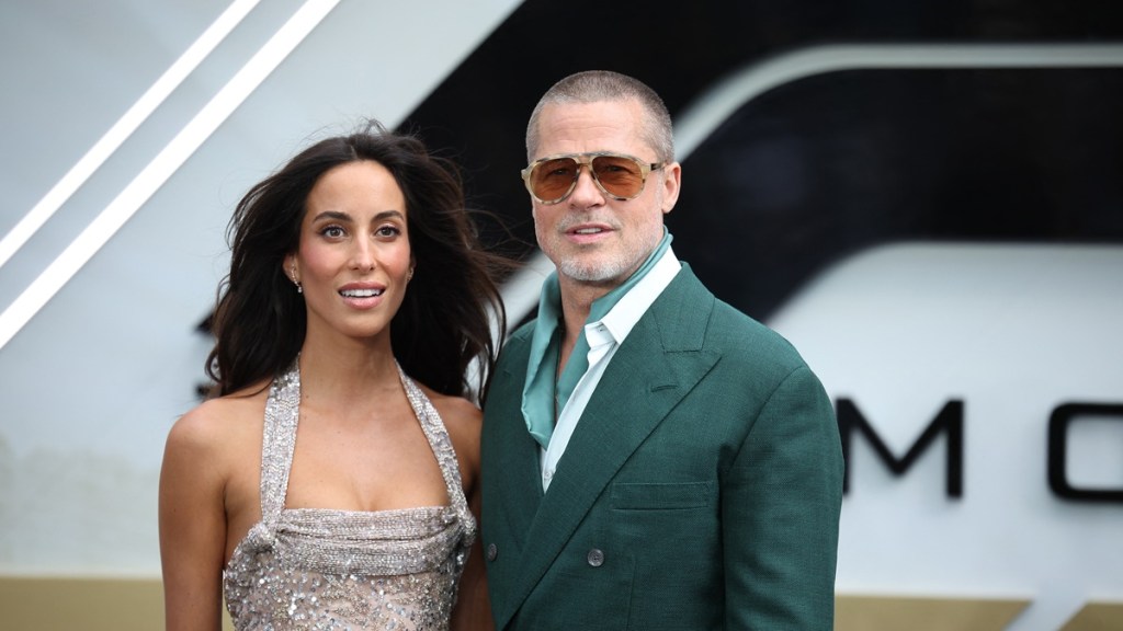 Brad Pitt Attends F1 Premiere With Ines de Ramon Following Awkward PDA Moment in NYC