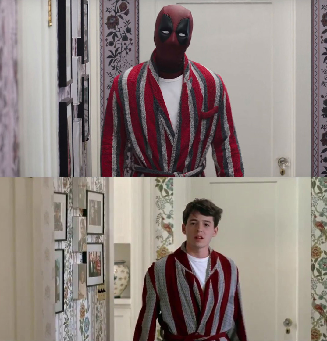 DEADPOOL (2016) and FERRIS BUELLER'S DAY OFF (1986)