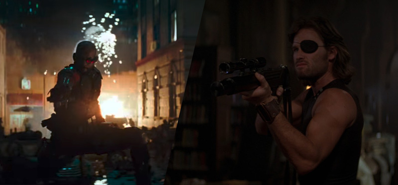 SUICIDE SQUAD (2016) and ESCAPE FROM NEW YORK (1981)
