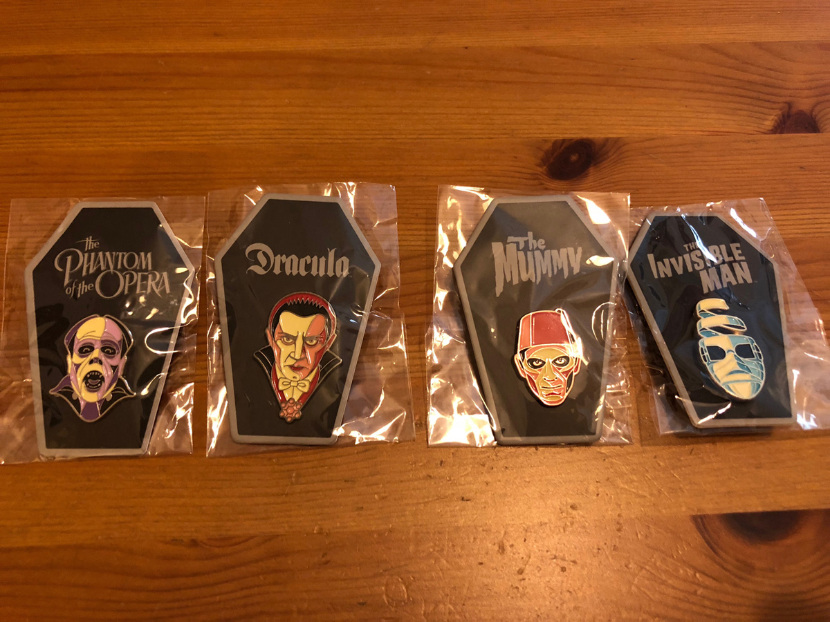 Mondo Universal Monster Pins