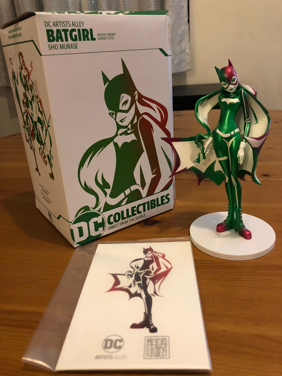 DC Artists' Alley Batgirl Holiday Variant Vinyl Figure