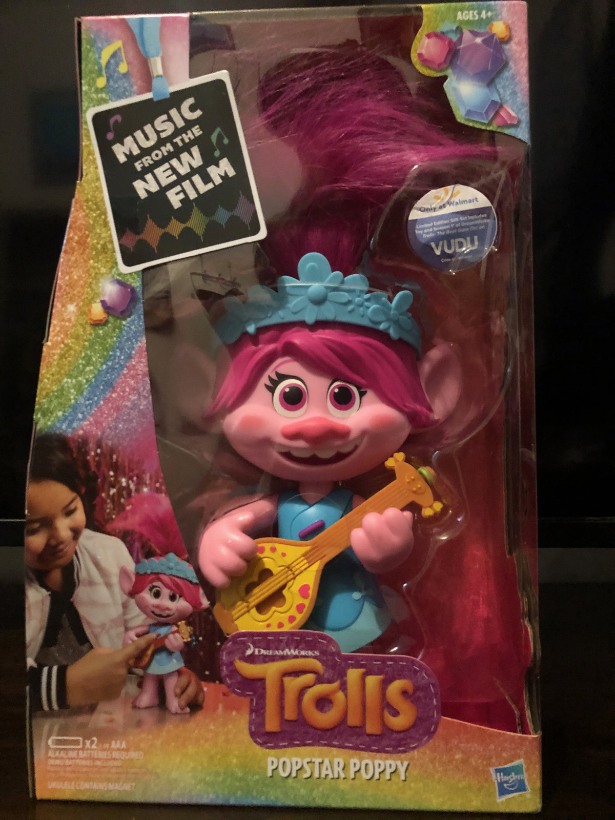 DreamWorks Trolls Popstar Poppy Singing Doll