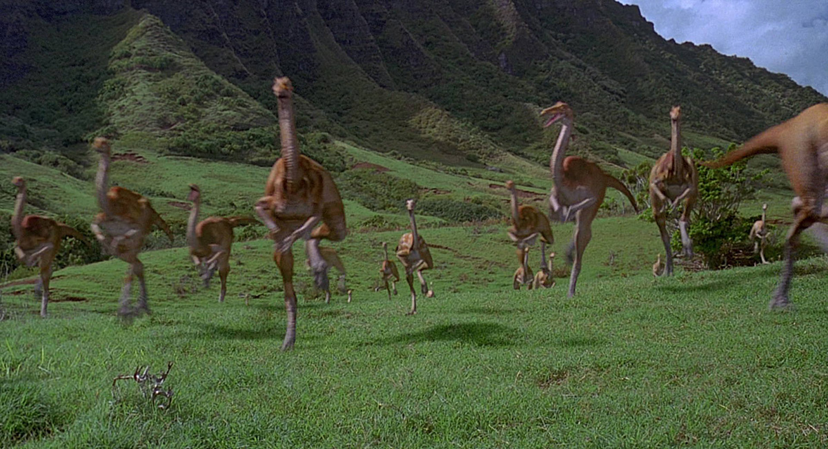 Gallimimus in Jurassic Park (1993)