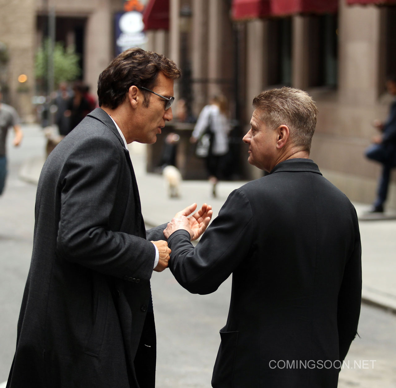 Clive Owen and Andrew Niccol