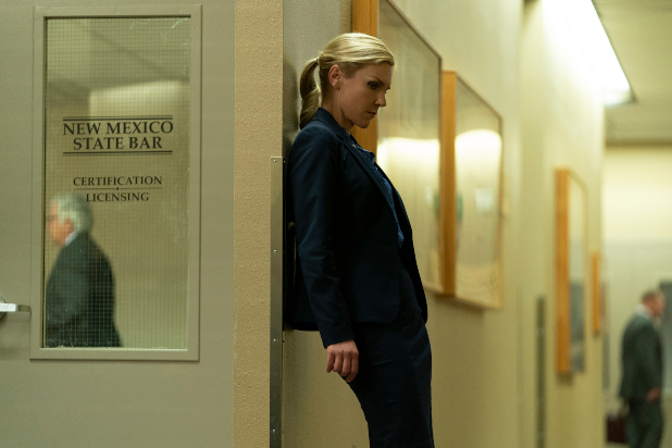 Rhea Seehorn as Kim Wexler - Better Call Saul _ Season 5 - Photo Credit: Warrick Page/AMC/Sony Pictures Television