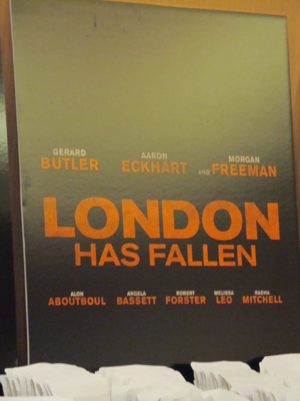 London Has Fallen poster CinemaCon