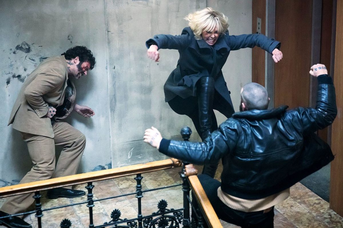 Stairwell Fight, Atomic Blonde (2017)