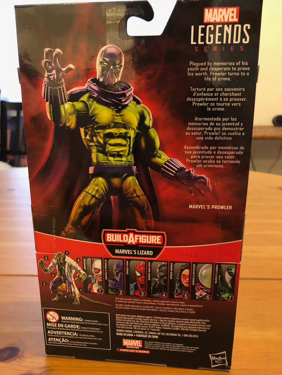 Hasbro 2018 Spider-Man Marvel Legends