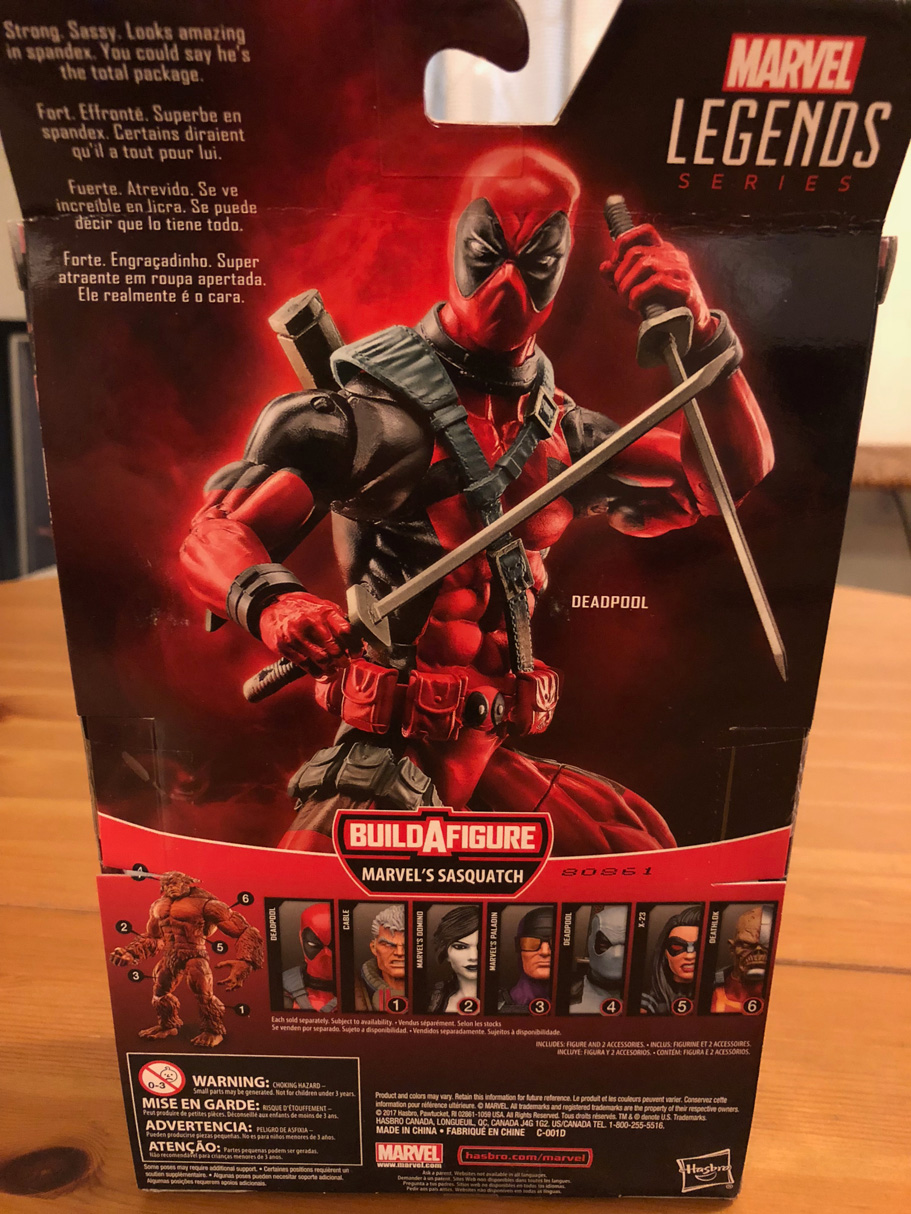 Hasbro 2018 Deadpool Marvel Legends