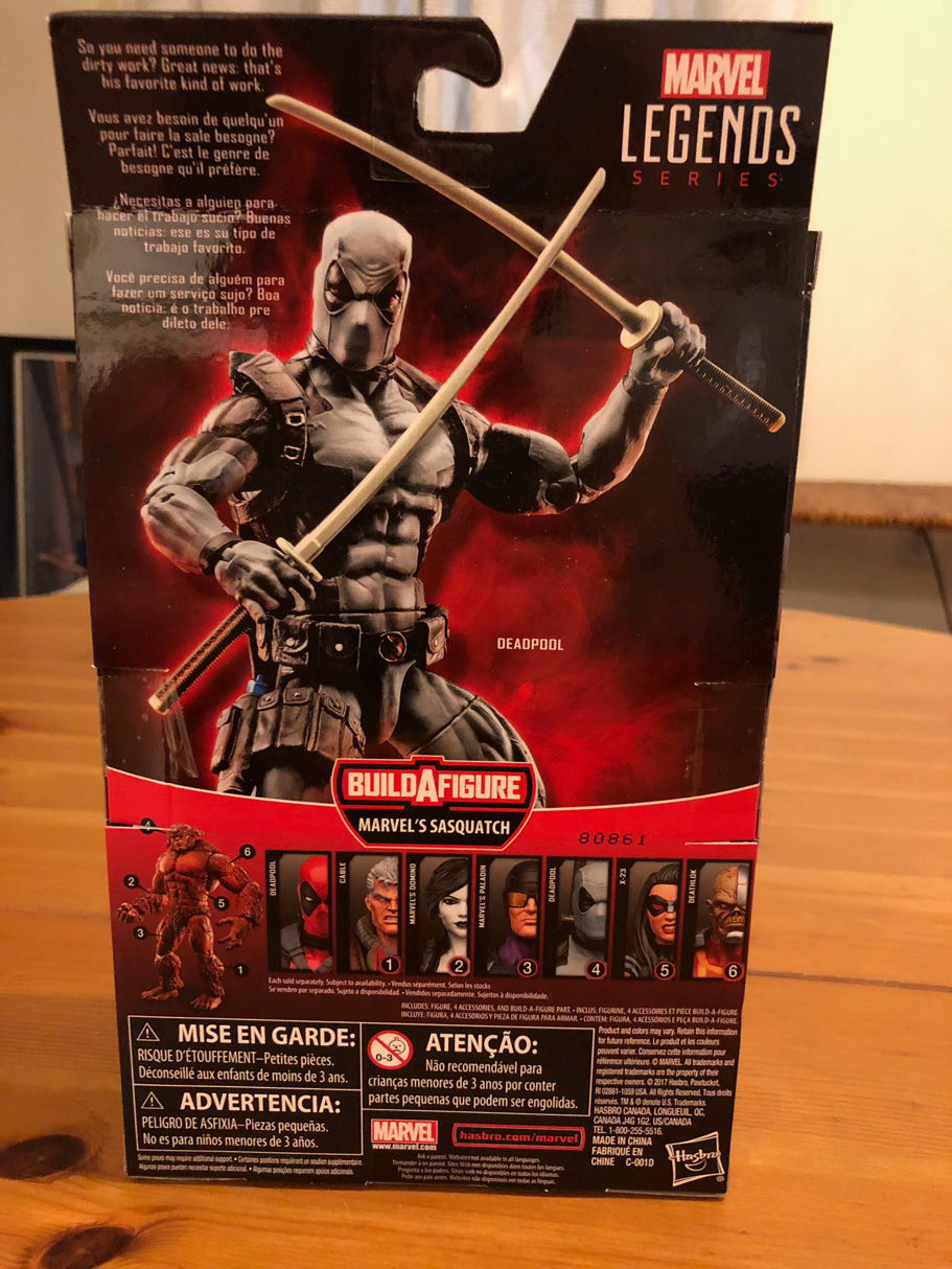 Hasbro 2018 Deadpool Marvel Legends