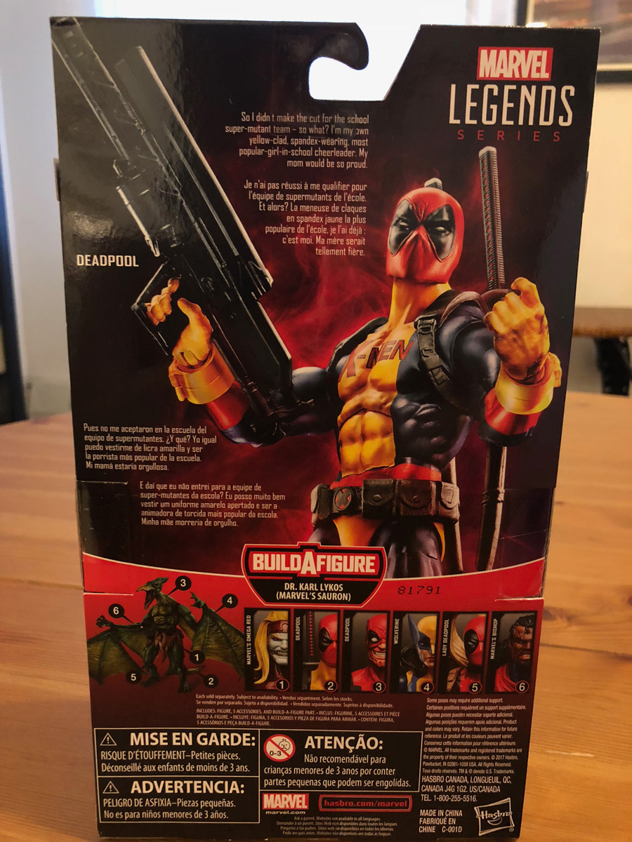 Hasbro Marvel Legends Deadpool Set