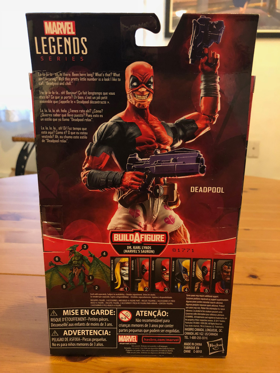 Hasbro Marvel Legends Deadpool Set