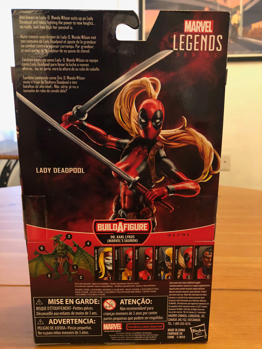 Hasbro Marvel Legends Deadpool Set