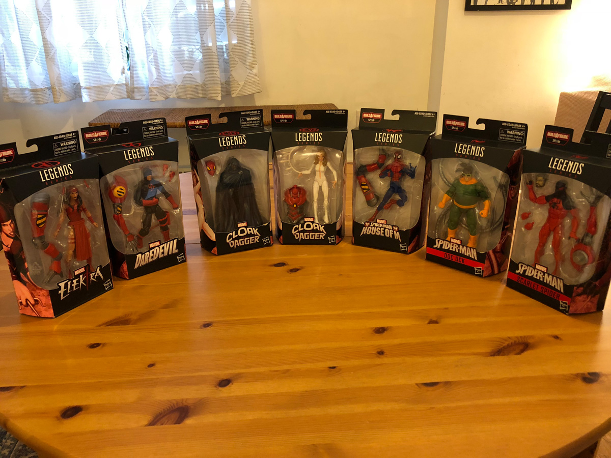 Hasbro Marvel Legends Spider-Man Set