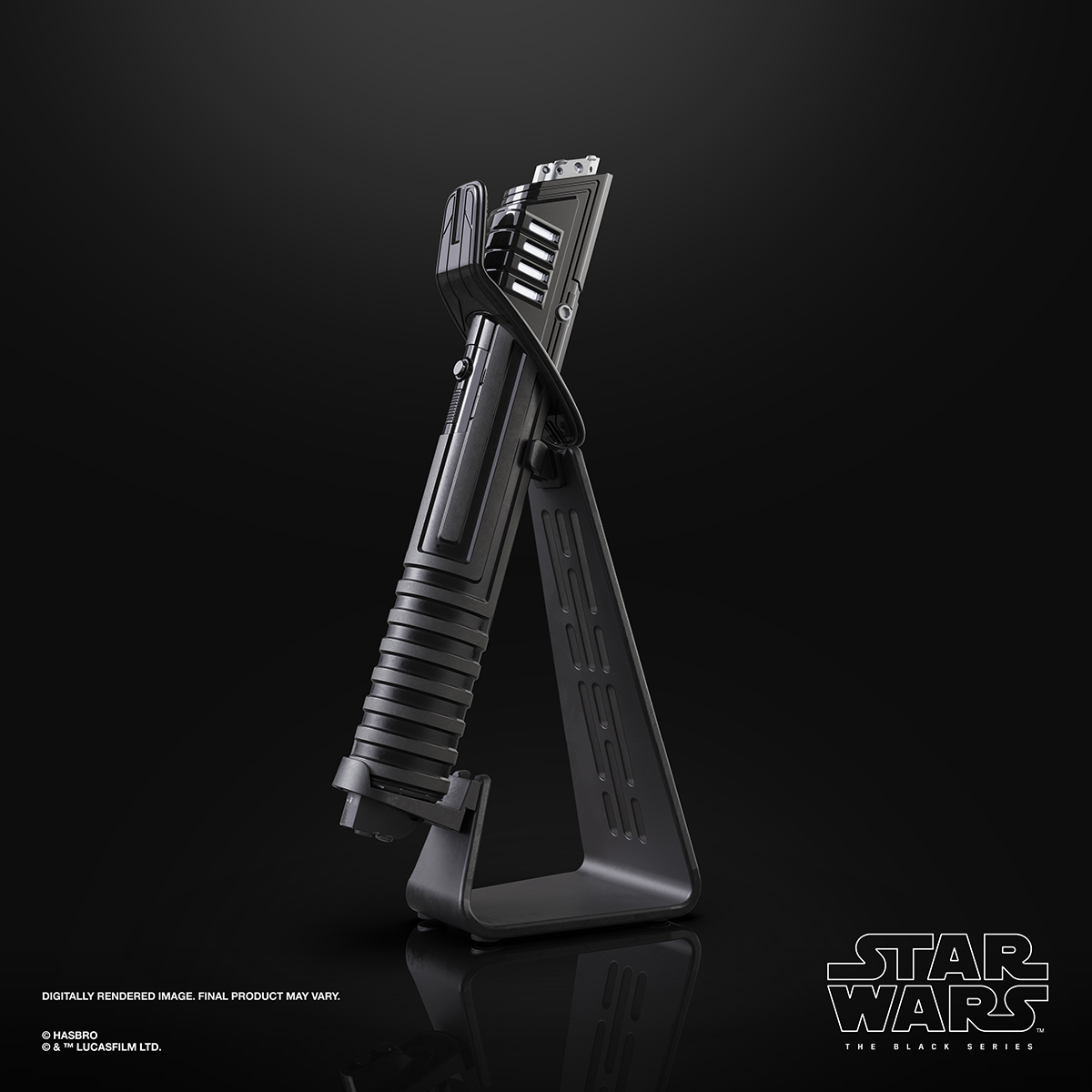 Hasbro's Star Wars: The Black Series The Mandalorian Darksaber Force FX Elite Lightsaber 