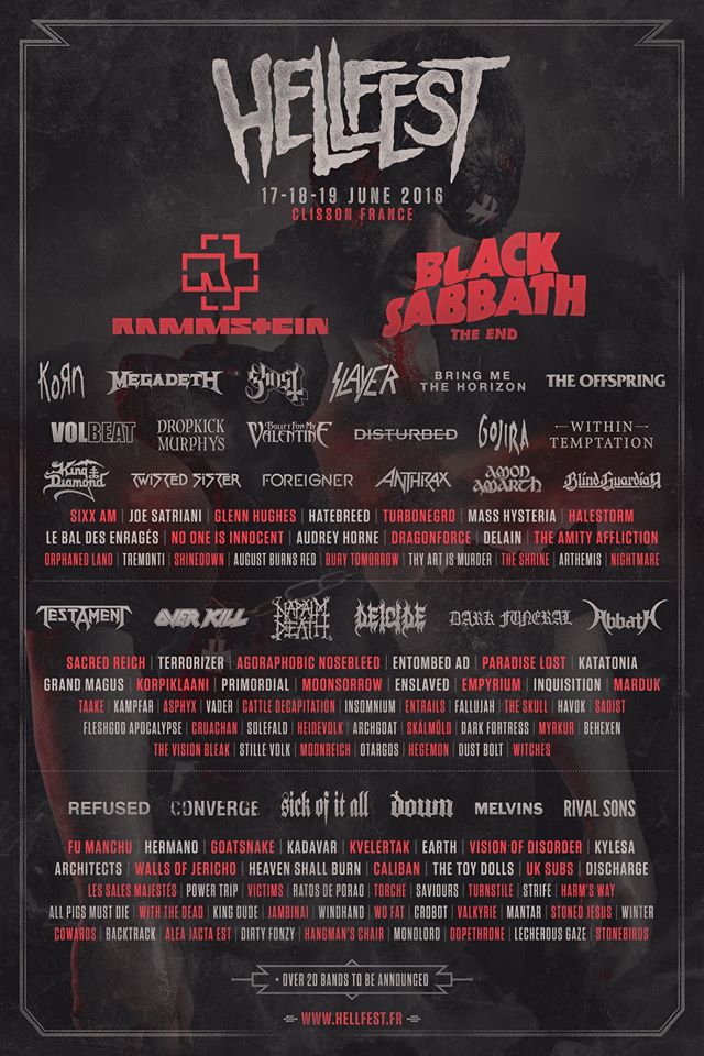 Hellfest 2016 Poster