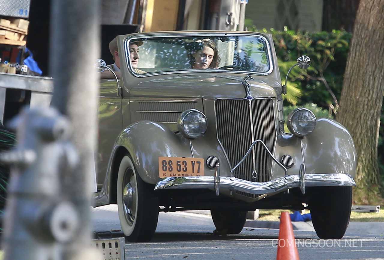 Kristen Stewart on Woody Allen Set