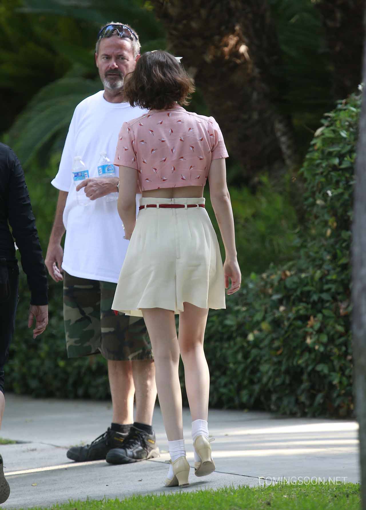 Kristen Stewart on Woody Allen Set